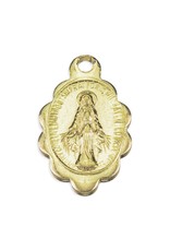 Hirten Miraculous Medal, Scalloped (Economical)