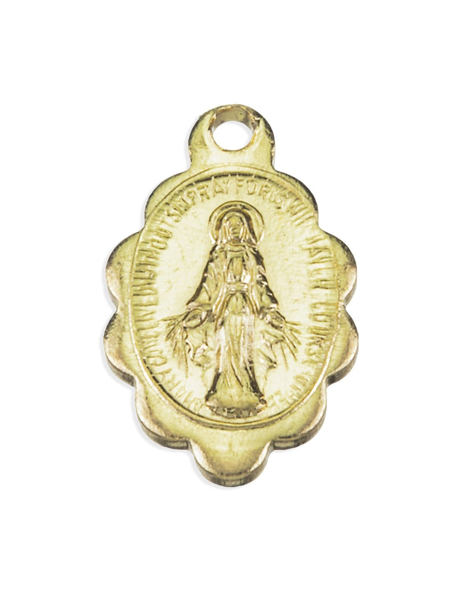 Hirten Miraculous Medal, Scalloped (Economical)