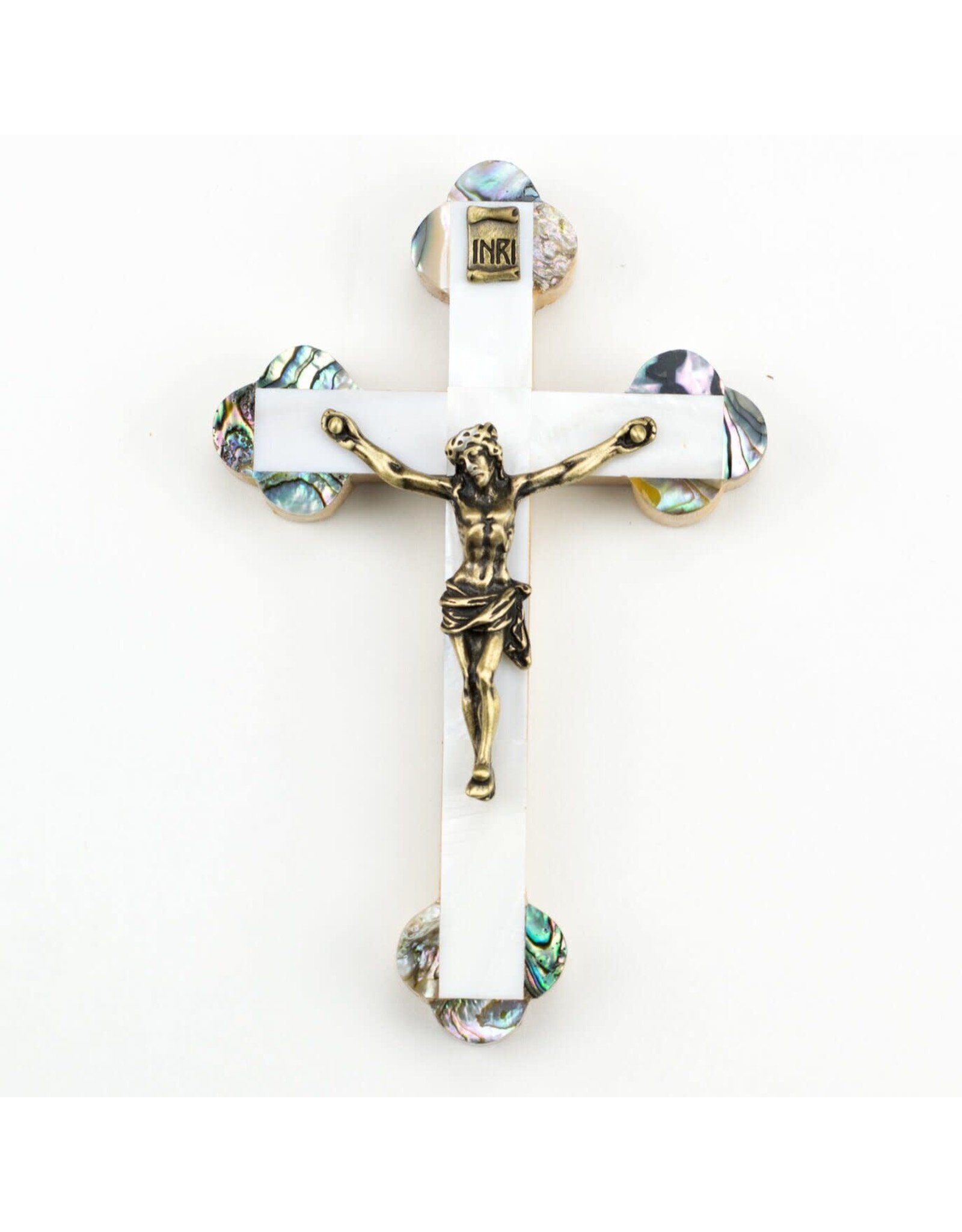 Shomali Crucifix - Mother of Pearl (5")