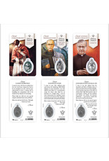Healing Holy Card with Medal