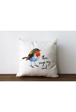Little Birdie Pillow - Bird, Then Sings my Soul