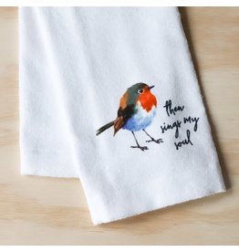Little Birdie Dish Towel - Bird, Then Sings my Soul