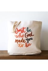 Little Birdie Tote Bag - Just Be Who God Made You to Be