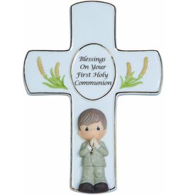 Precious Moments First Communion Precious Moments Cross Boy Blessings