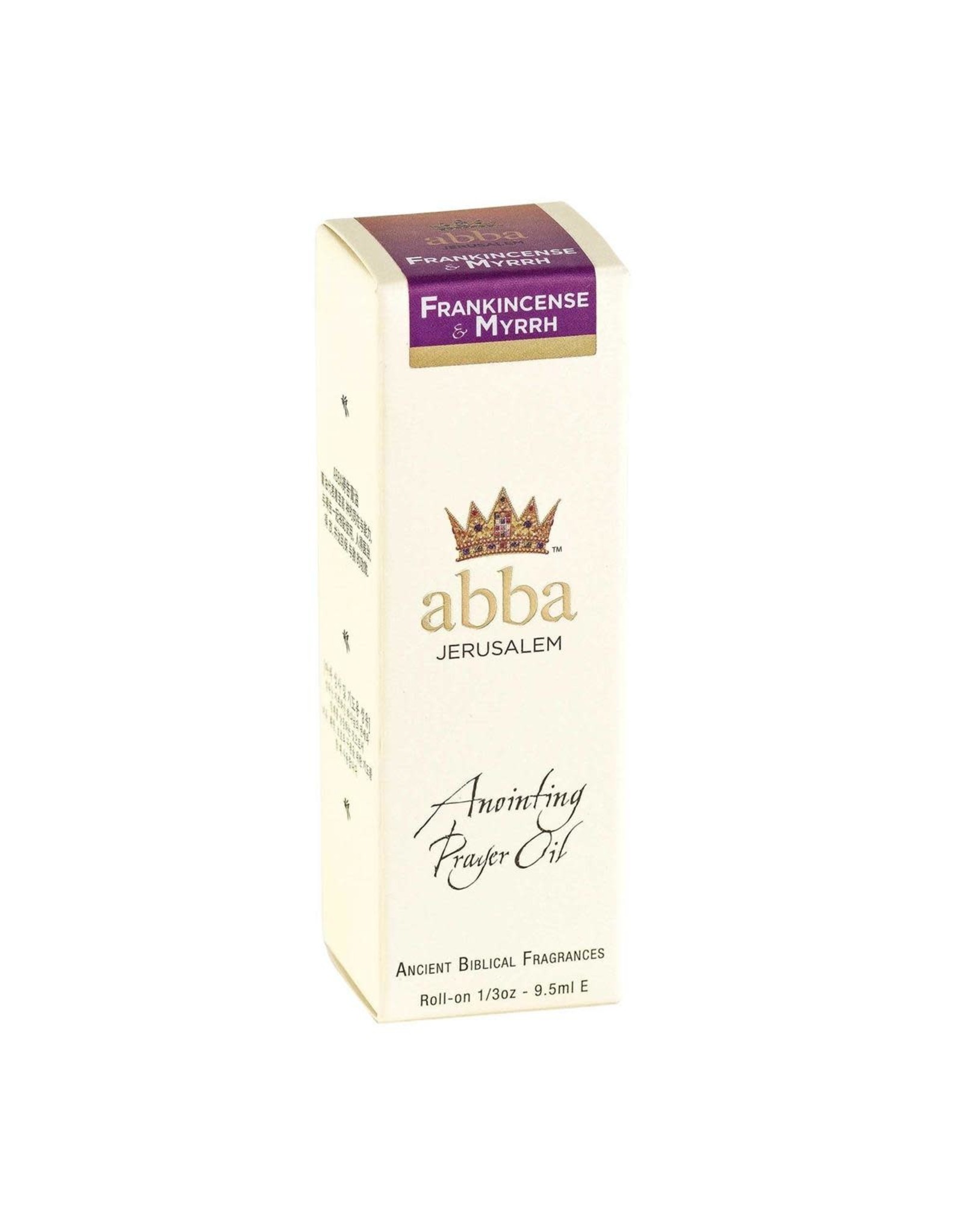 Abba Christian Products Frankincense & Myrrh Anointing Oil (1/3 oz Roll-on) 1 Pk (FMNR)