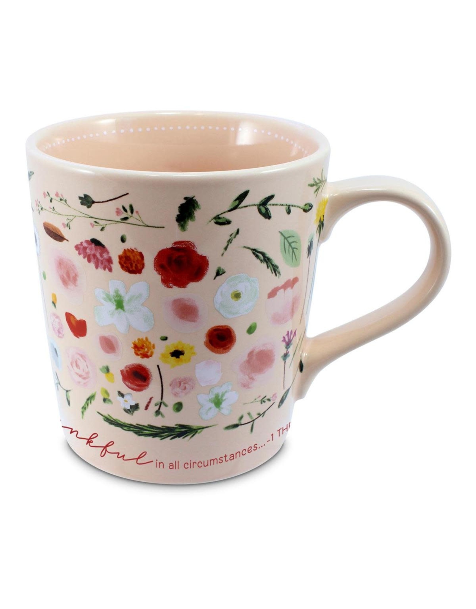 Lighthouse Christian Products Mug - Floral, Never Stop Praying