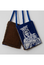 Scapulars.com Scapular, Premium, Blue/White