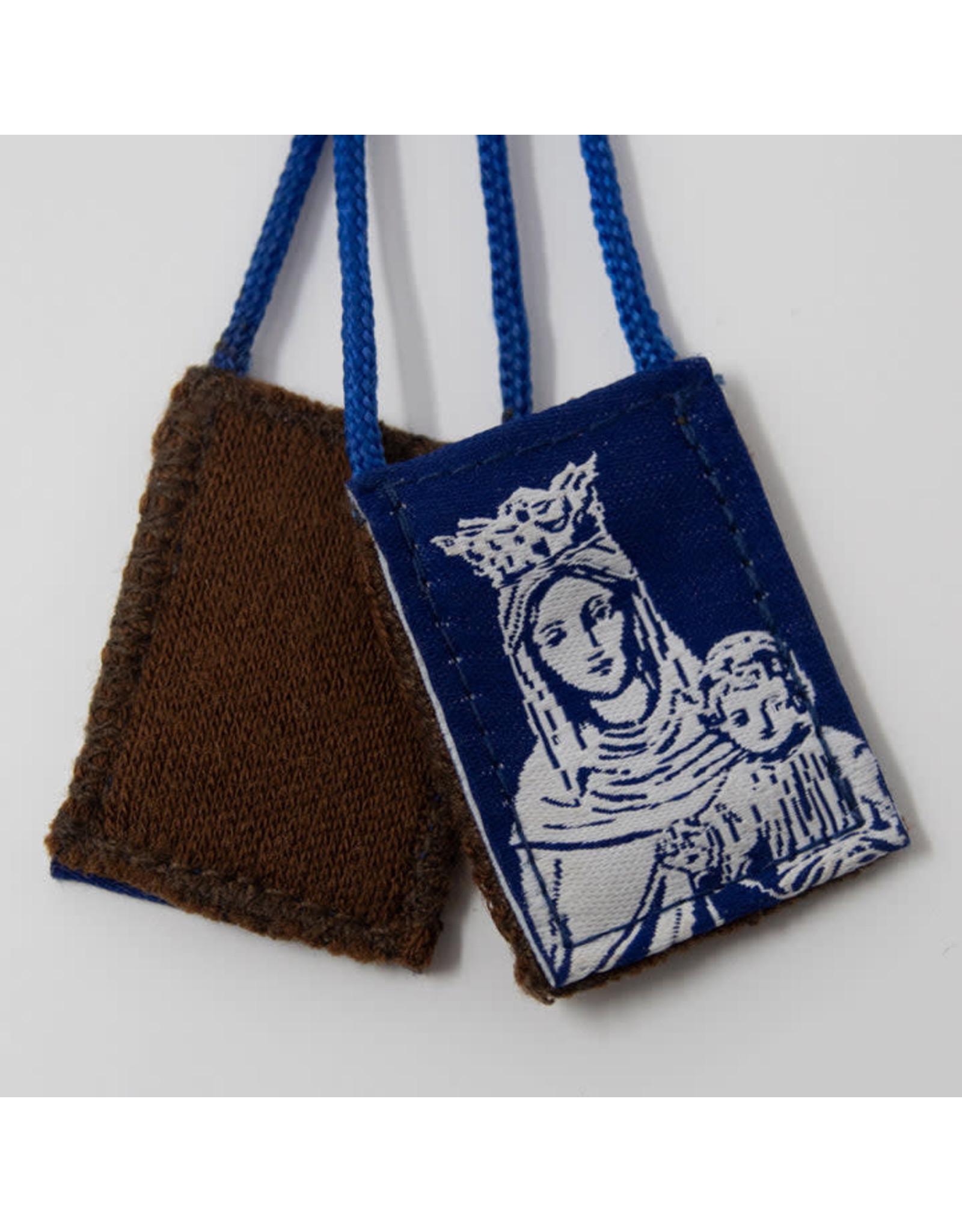 Scapulars.com Scapular, Premium, Blue/White