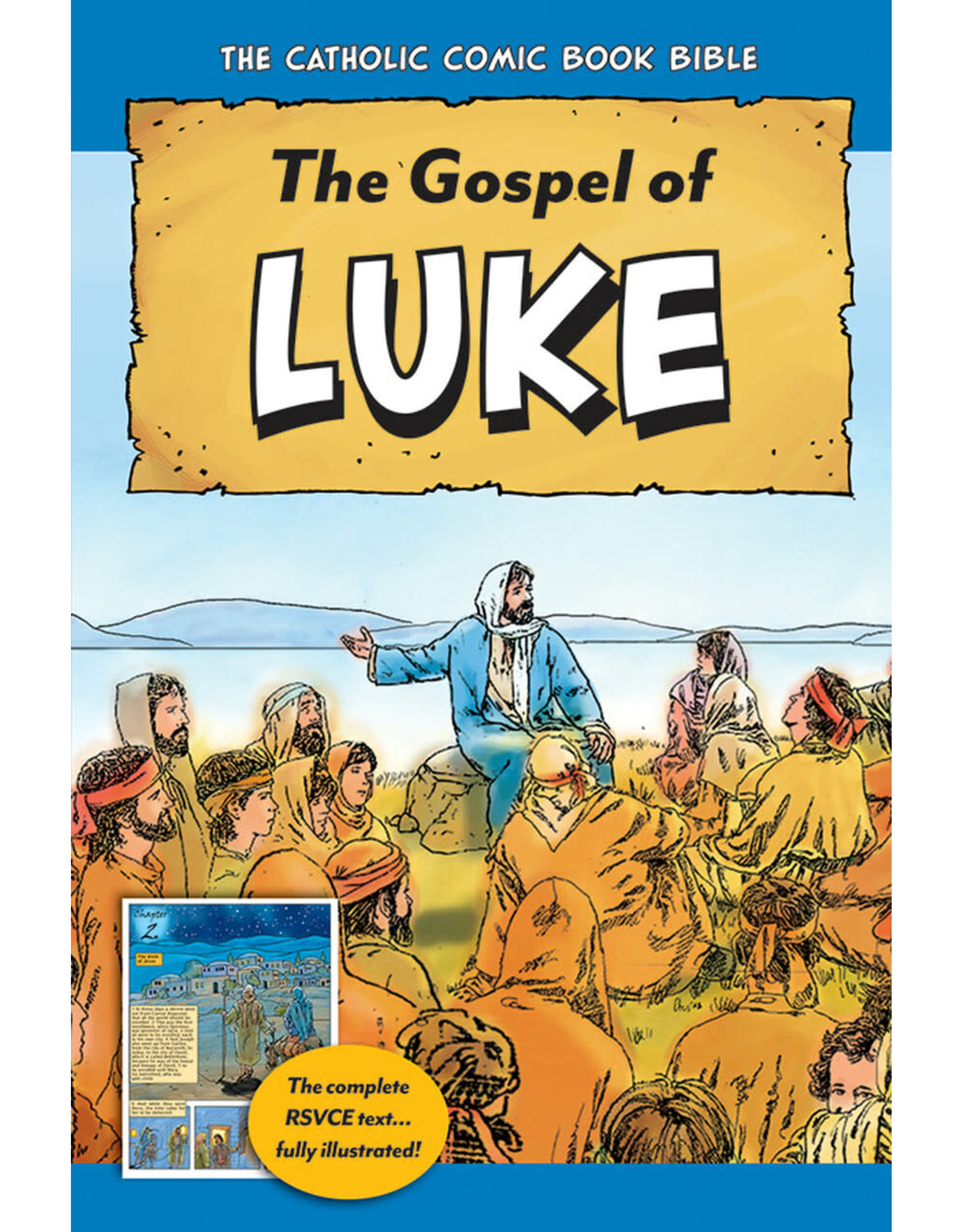 Tan Books (St. Benedict Press) Catholic Comic Book Bible: Gospel of Luke
