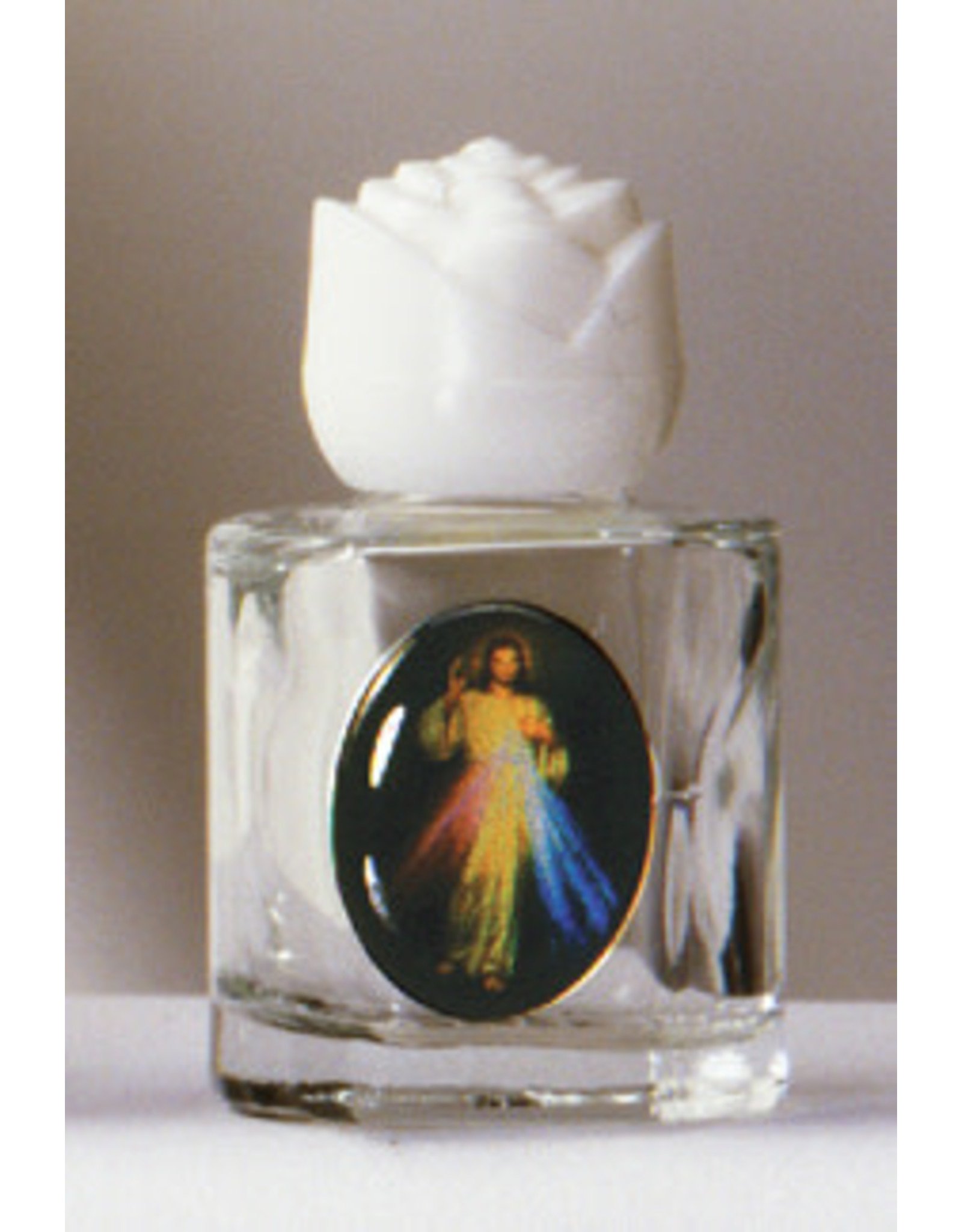 Religious Art Holy Water Bottle - Divine Mercy .5oz