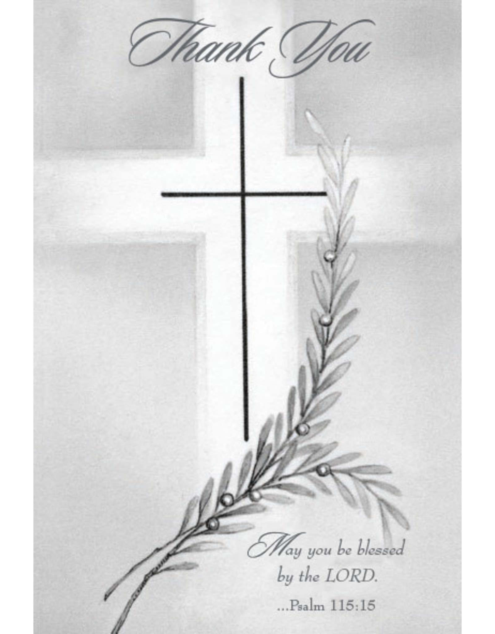 Greetings of Faith Cards (Pack of 8) - Thank You for Sympathy