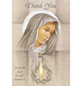 Boxed Cards - Thank You for Sympathy - Sorrowful Mother (Pack of 8)