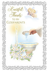 Greetings of Faith Card - Thank You Godparents