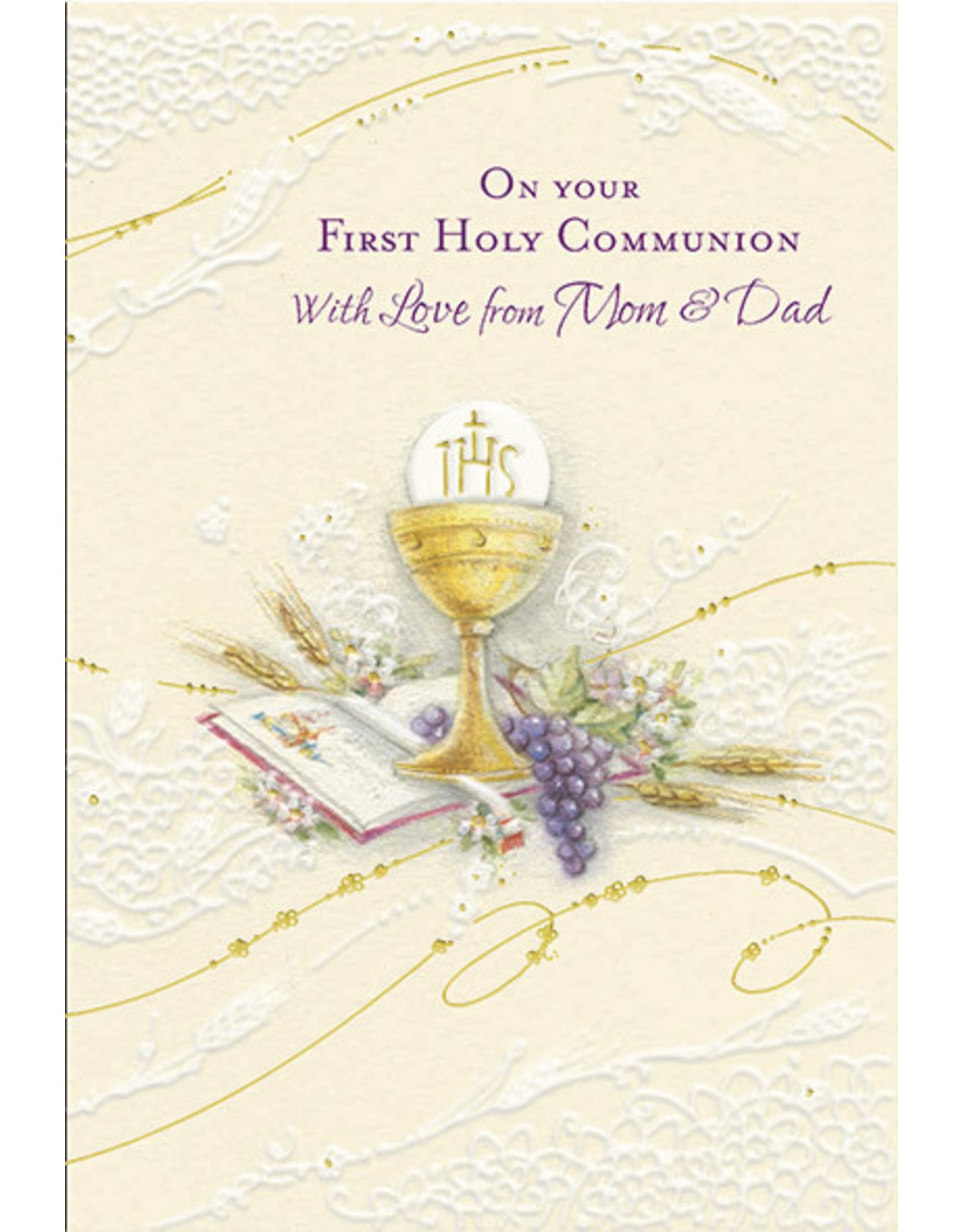 Card - First Communion, from Mom & Dad