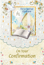Greetings of Faith Card - Confirmation, Special Godson