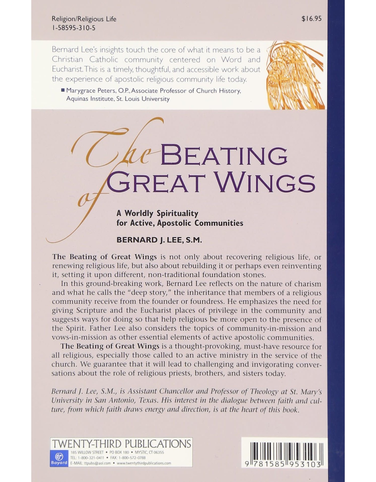 Twenty Third Publications The Beating of Great Wings