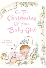 Card - Christening of your Baby Girl