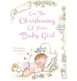 Card - Christening of your Baby Girl