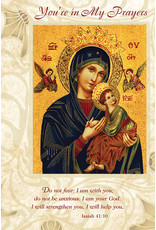 Greetings of Faith Card - Our Lady of Perpetual Help (You're in my Prayers)