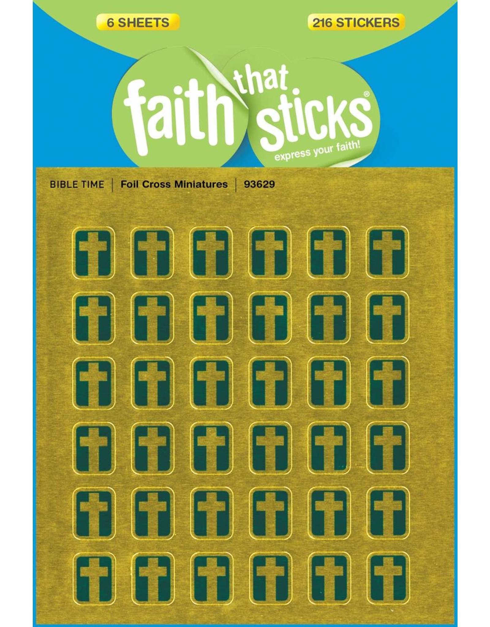 Stickers - Foil Cross Miniatures