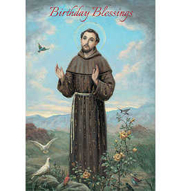 Card - Birthday, St. Francis