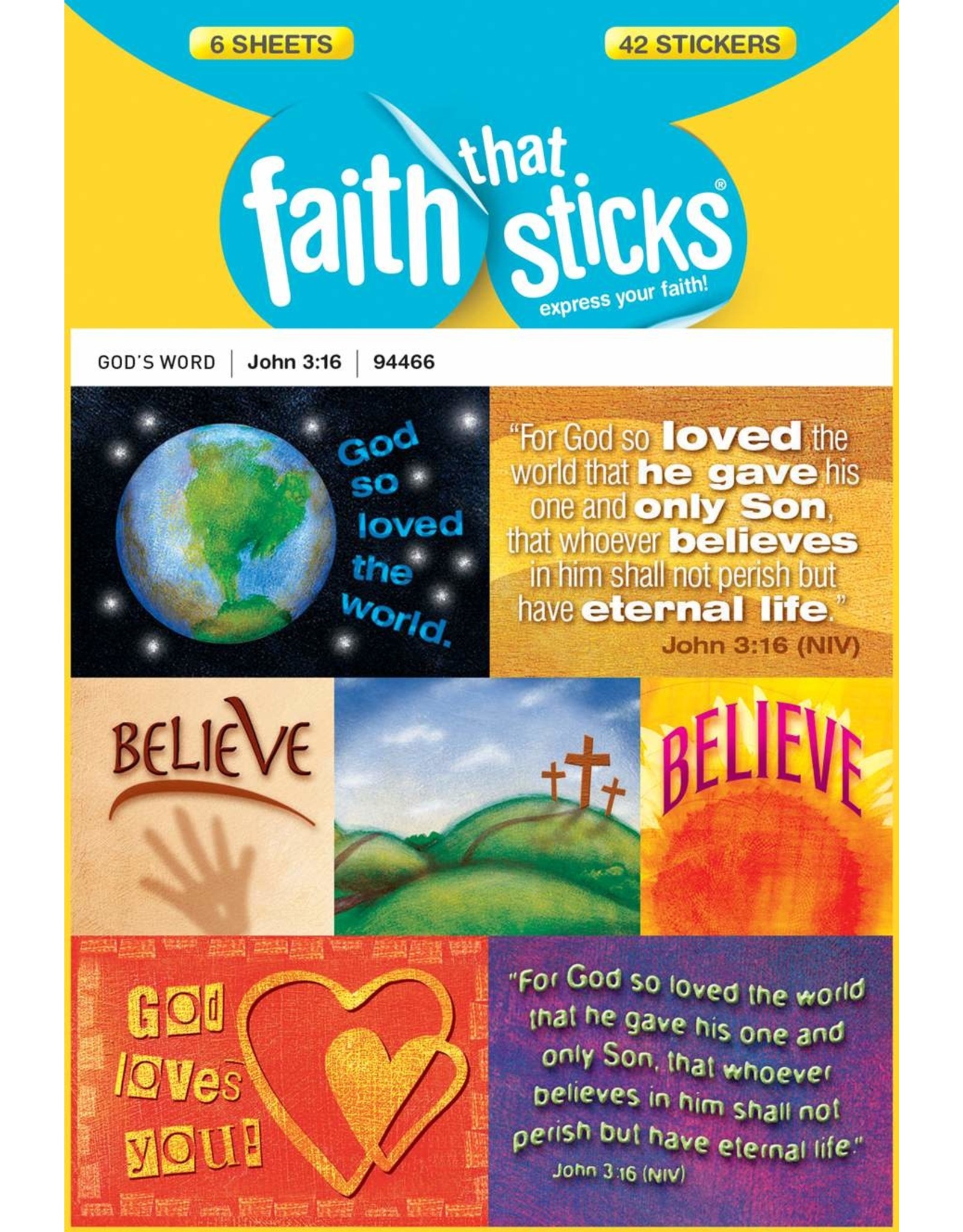 Stickers - John 3:16