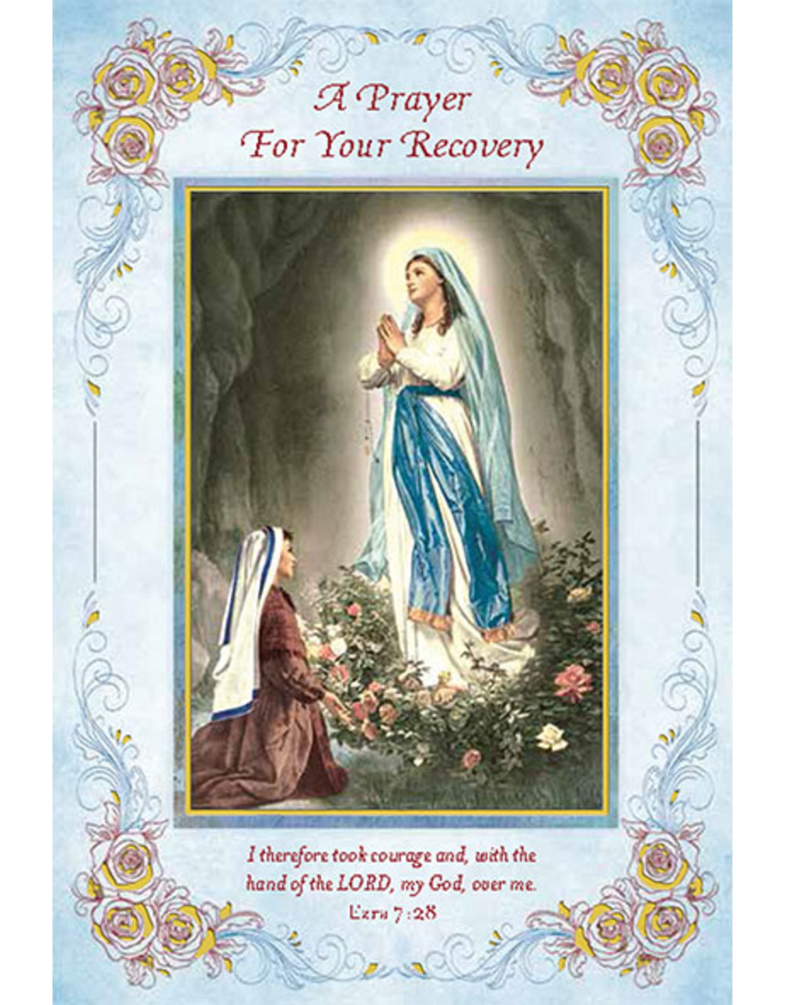 Card - A Prayer for your Recovery, Our Lady of Lourdes