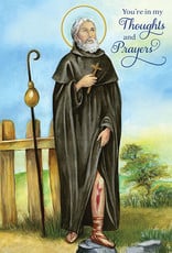 Greetings of Faith Card - Get Well, St. Peregrine