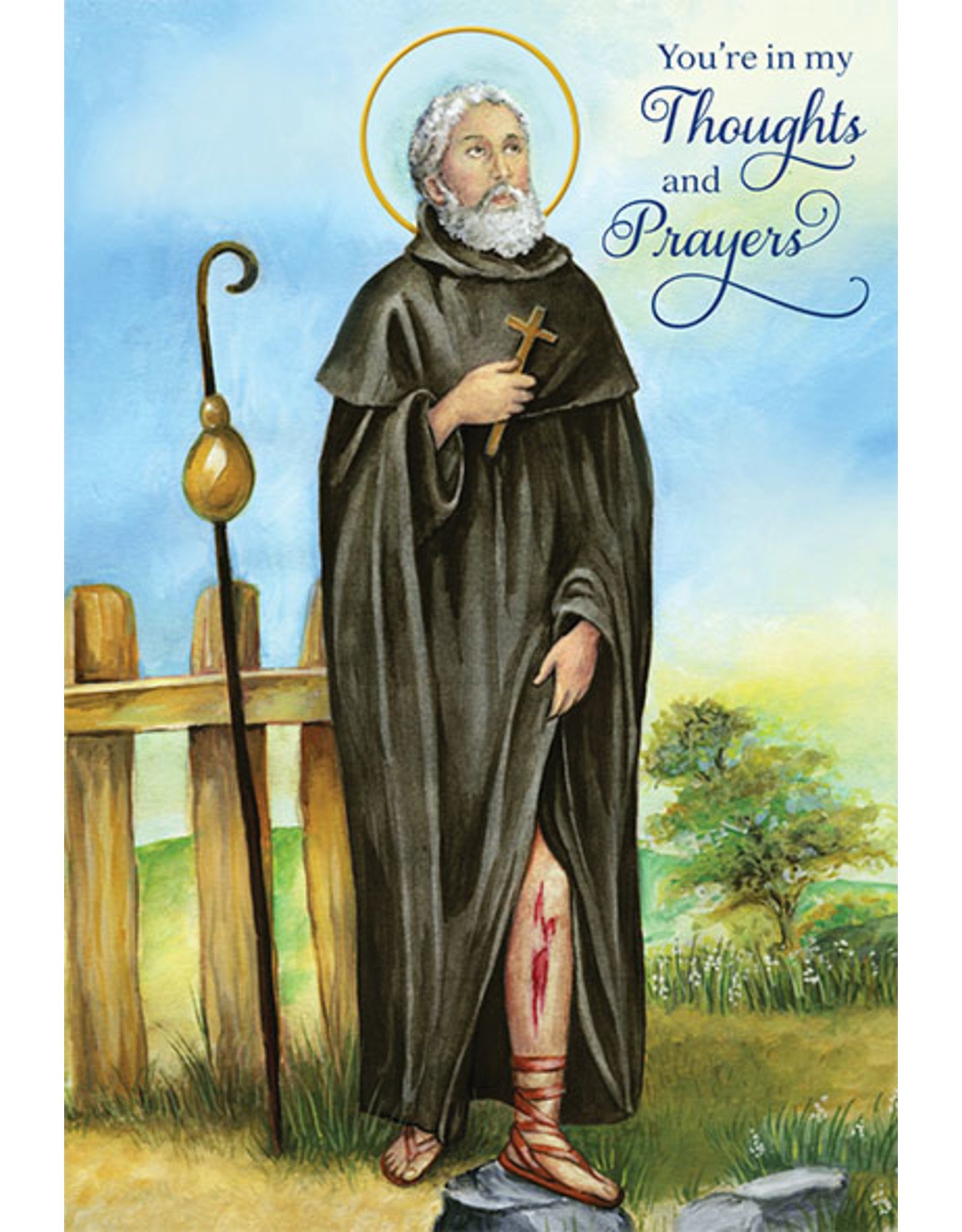 Greetings of Faith Card - Get Well, St. Peregrine