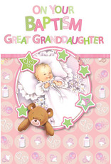 Card - Baptism Great Granddaughter