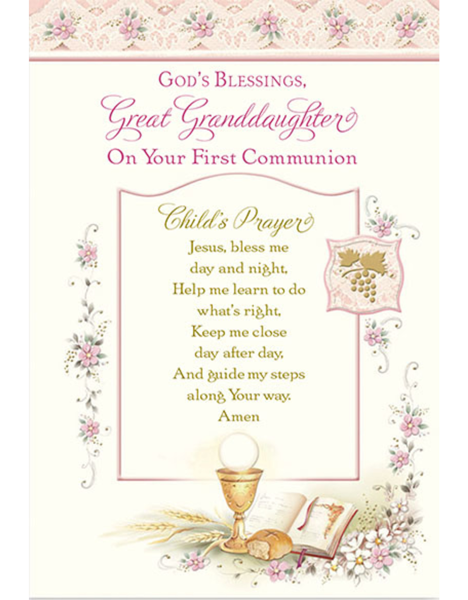 My First Communion Keepsake | First Holy Communion Missal Gift Set | 6  Pieces | Girl - F.C. Ziegler Company