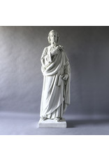 Orlandi St. Joseph the Worker Outdoor Statue - Fiberglass, Antique Stone Finish (37")