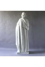 Orlandi St. Joseph the Worker Outdoor Statue - Fiberglass, Antique Stone Finish (37")