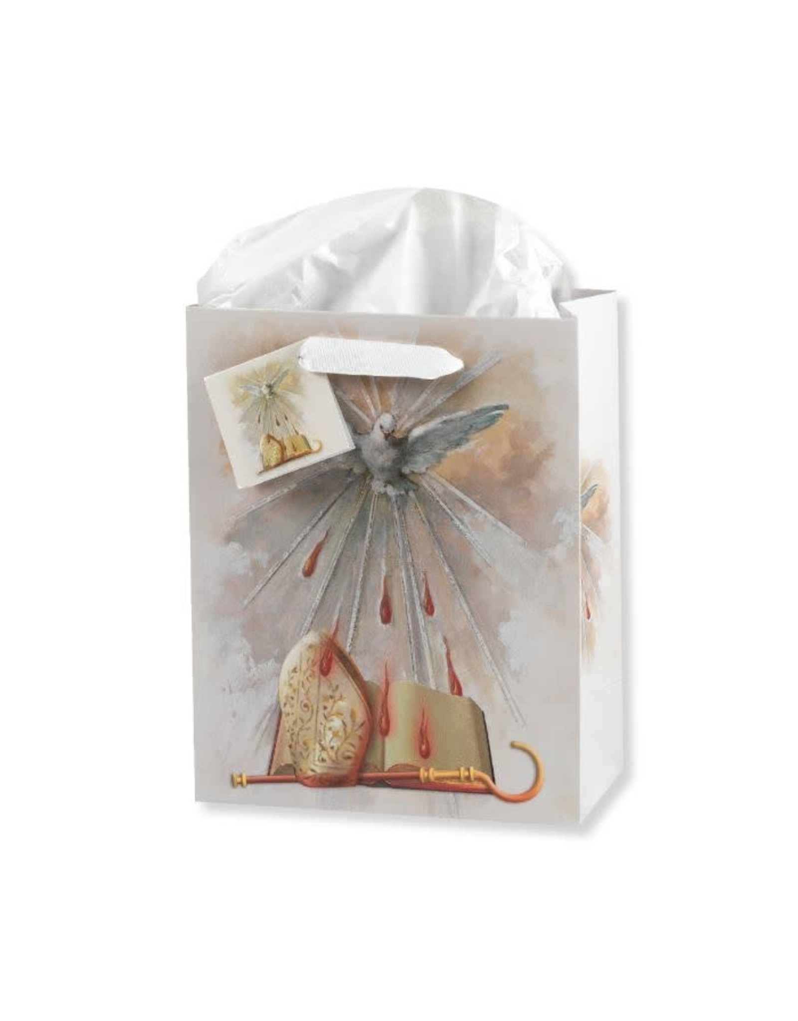 Hirten Confirmation Gift Bag - White Dove  (Medium)