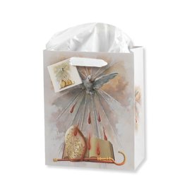 Hirten Confirmation Gift Bag - White Dove  (Medium)
