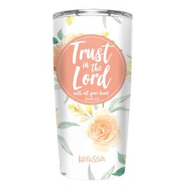 20oz Stainless Steel Tumbler - Trust in the Lord