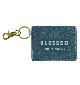 Keychain Wallet - Blessed (Philippians 4:19)