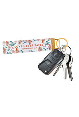 Keychain Wristlet - Love Never Fails (1 Corinthians 13:8)
