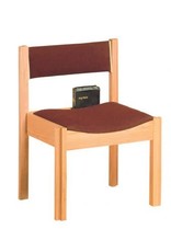 Woerner Industries Chair, Interlocking, with Curved Padded Back & Seat