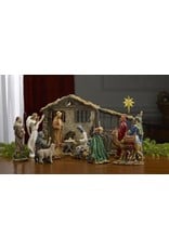 Three Kings Nativity Set, 10", 16-Piece