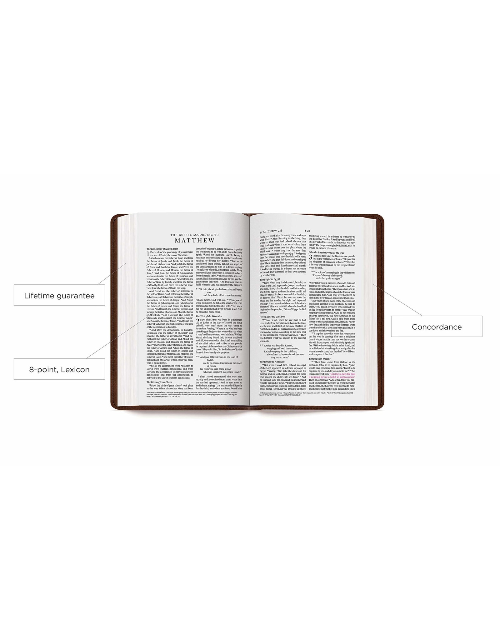 Crossway ESV Premium Gift Bible (TruTone, Chestnut, Filigree Design)