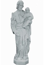 Space Age St. Joseph & Child Statue (24") Granite Finish