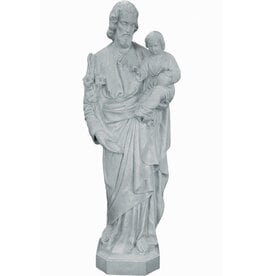 Space Age St. Joseph & Baby Statue (24") Granite Finish