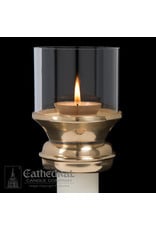 Cathedral Candle Draft Style Candle Follower for 1-1/2" Candle Diameter