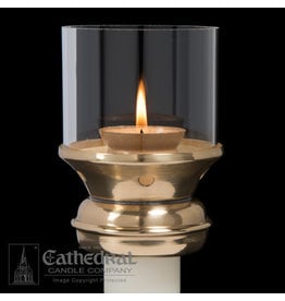 Cathedral Candle Draft Style Candle Follower for 1-1/2" Candle Diameter