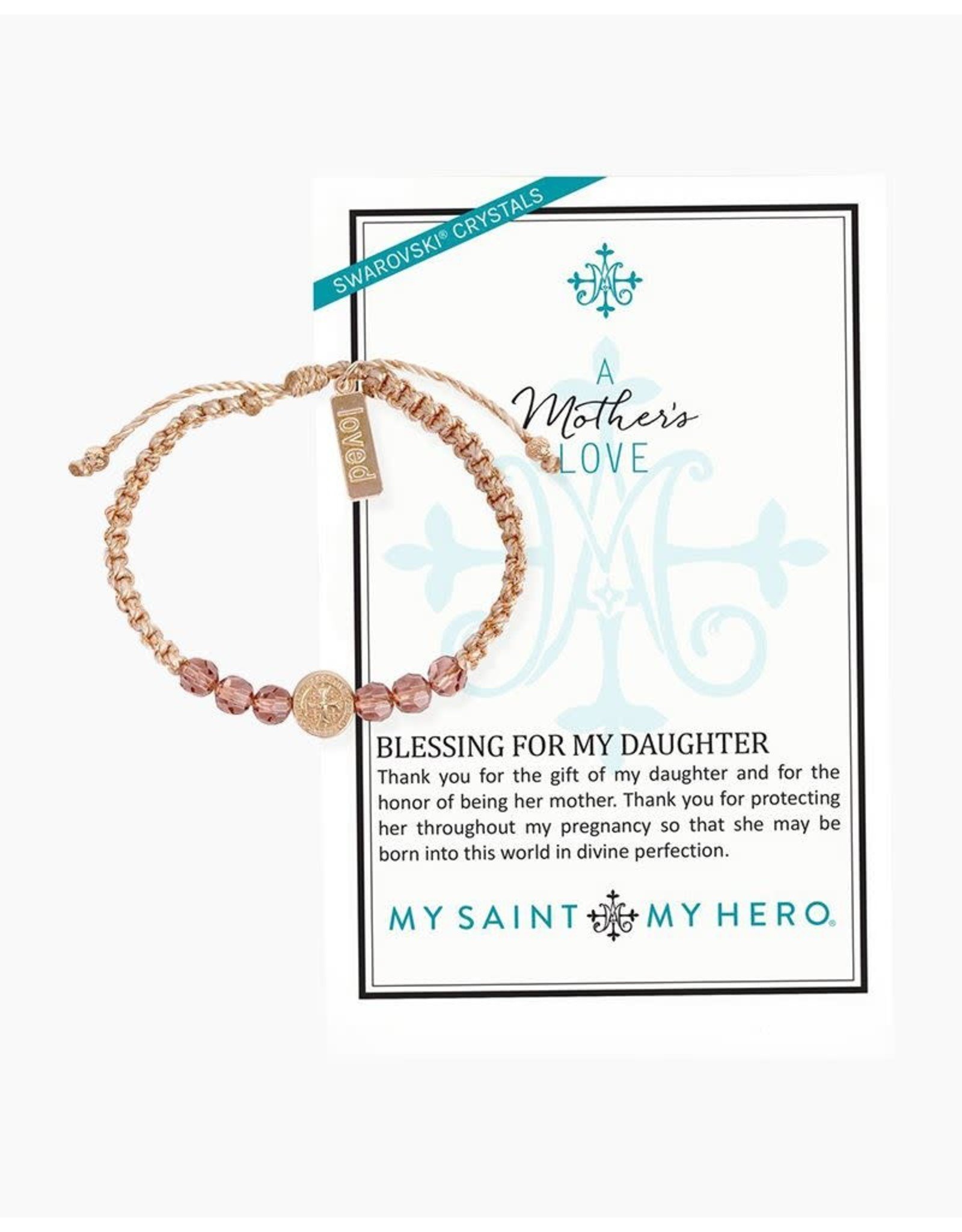 My Saint My Hero Bracelet - A Mother's Love (Blessing for my Child)