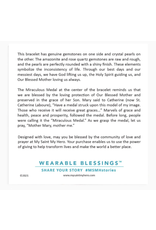 My Saint My Hero Bracelet - Mother Mary, Mother Me