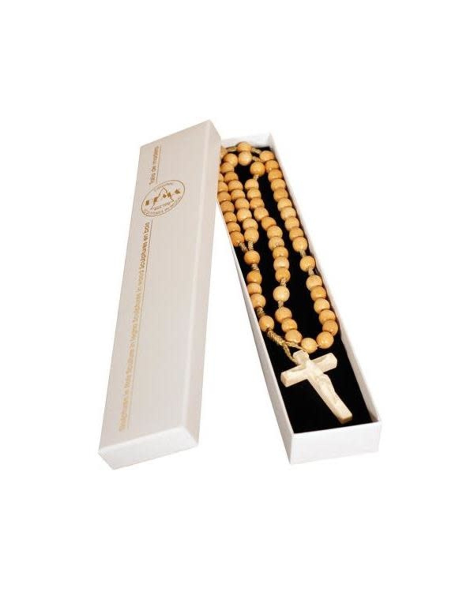 Pema Wood Rosary with Natural Corpus