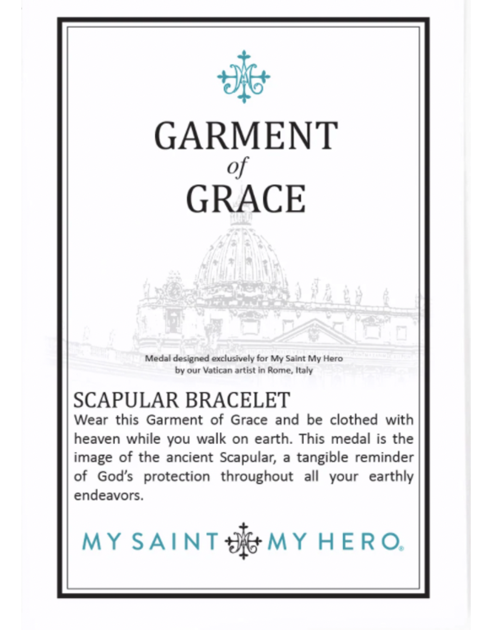 My Saint My Hero Scapular Bracelet - Garment of Grace