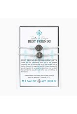 My Saint My Hero Together in Prayer Bracelets (Set of 2)